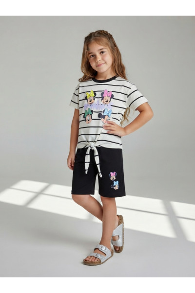 Ensemble Fillette Short et Haut à Nouer Minnie Mouse | Tunisie