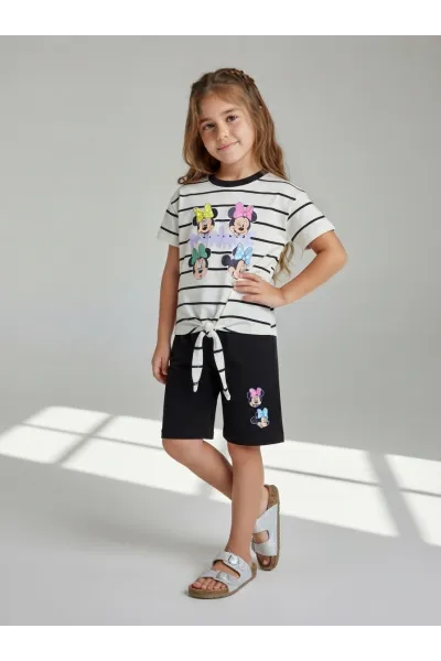 Ensemble Fillette Short et Haut à Nouer Minnie Mouse | Tunisie
