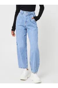 Jean Ample à Pinces avec Taille Élastique Femme | Tunisie