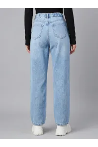 Jean Ample à Pinces avec Taille Élastique Femme | Tunisie