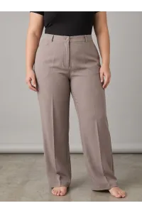 Pantalon Tailleur Coupe Droite Fluide à Pinces Femme | Tunisie
