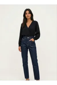 Pantalon Jean Coupe Large Wide-Leg à Poches Femme | Tunisie