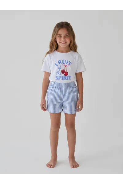 Ensemble Été Fillette T-shirt Fruit of the Spirit & Short | Tunisie