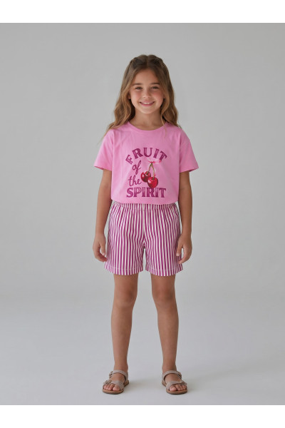 Ensemble Été Fillette T-shirt Fruit of the Spirit & Short | Tunisie