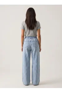 Pantalon Large Fluide en Jean à Cordon Femme | Tunisie