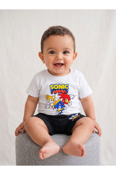 Ensemble Été Bébé Garçon T-shirt "Sonic Mania" & Short | Tunisie