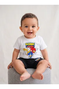 Ensemble Été Bébé Garçon T-shirt "Sonic Mania" & Short | Tunisie