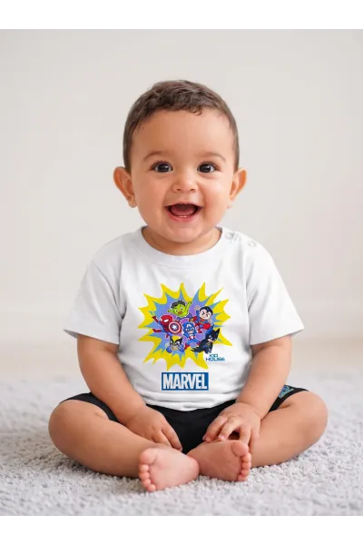 Ensemble Été Bébé Garçon T-shirt "Marvel" & Short Confort | Tunisie
