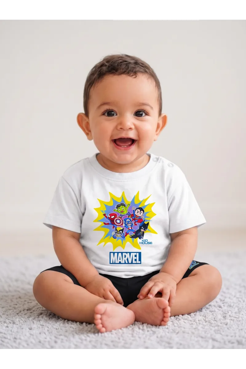 Ensemble Été Bébé Garçon T-shirt "Marvel" & Short Confort | Tunisie