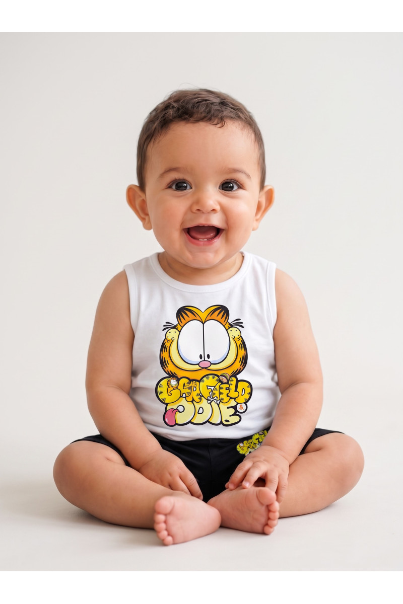 Ensemble Été Bébé Garçon Débardeur "Garfield & Odie" & Short | Tunisie