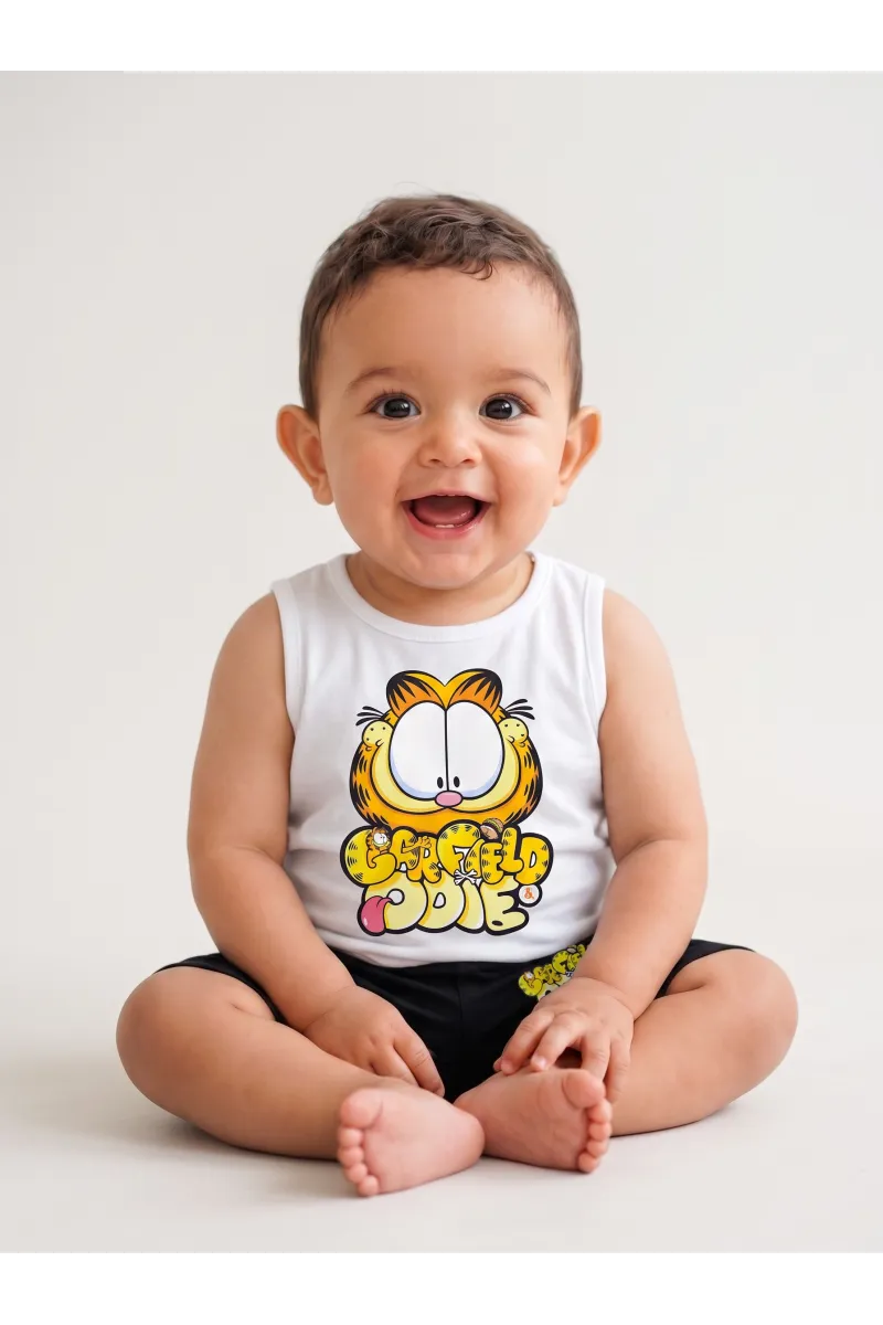 Ensemble Été Bébé Garçon Débardeur "Garfield & Odie" & Short | Tunisie