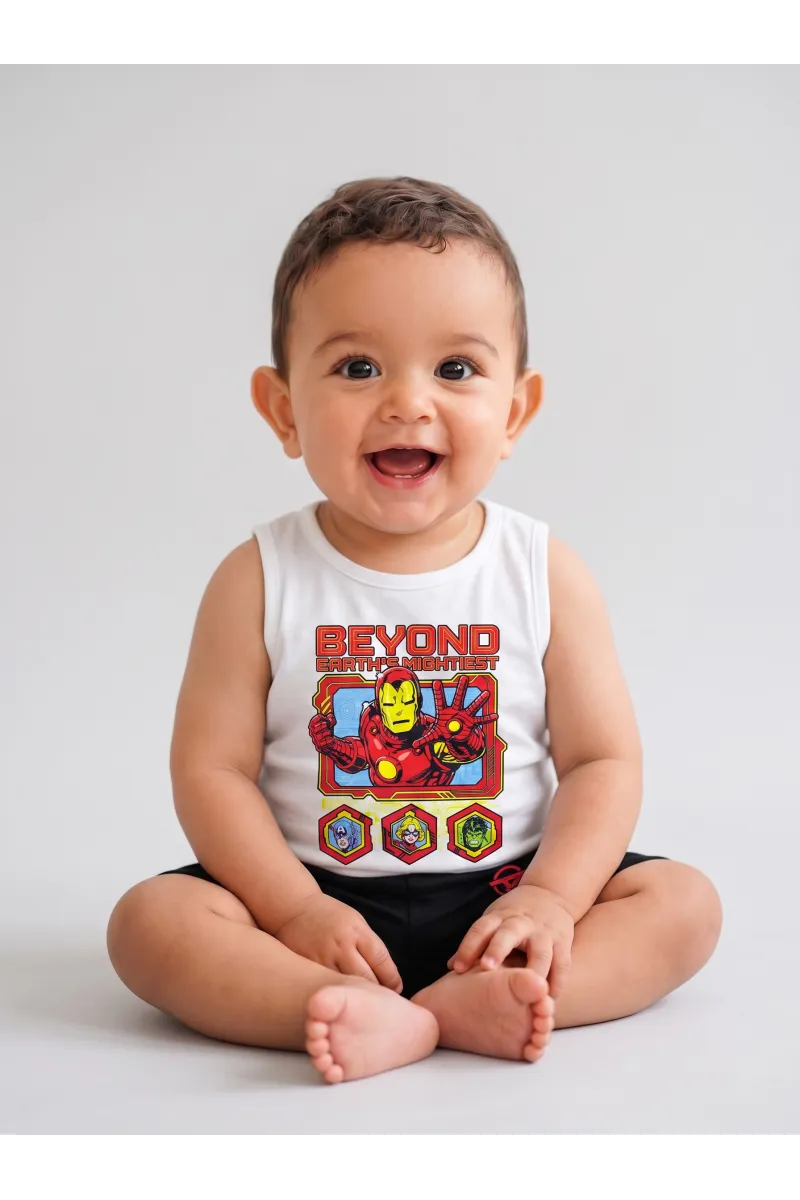 Ensemble Été Bébé Garçon Débardeur "Avengers" & Short | Tunisie