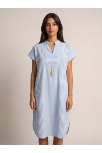 Jebba Femme Moderne à Rayures avec Poches | Mode Femme Tunisie