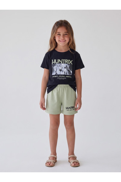 Ensemble Fillette T-shirt Graphique & Short Confort "HUNTRIX" | Tunisie