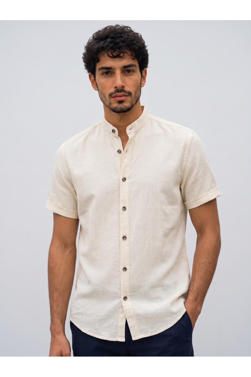 Chemise Homme Kamraya Col Chinois | Tunisie