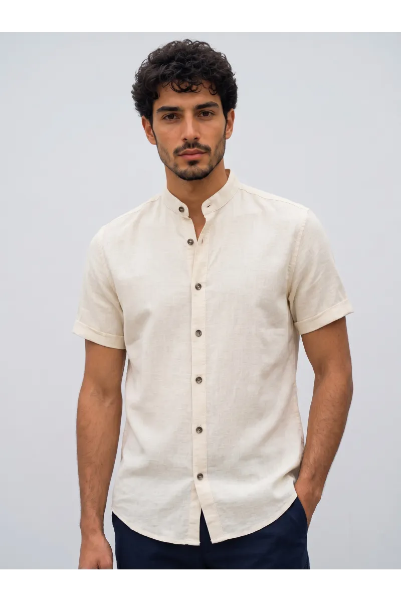 Chemise Homme Kamraya Col Chinois | Tunisie