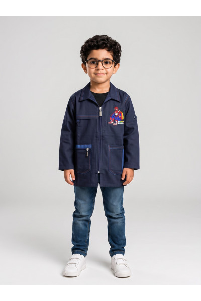 Tablier d'École Garçon Zippé "Spiderman" | Tunisie