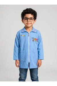 Tablier d'École Garçon Zippé Vichy "Gumball" | Tunisie