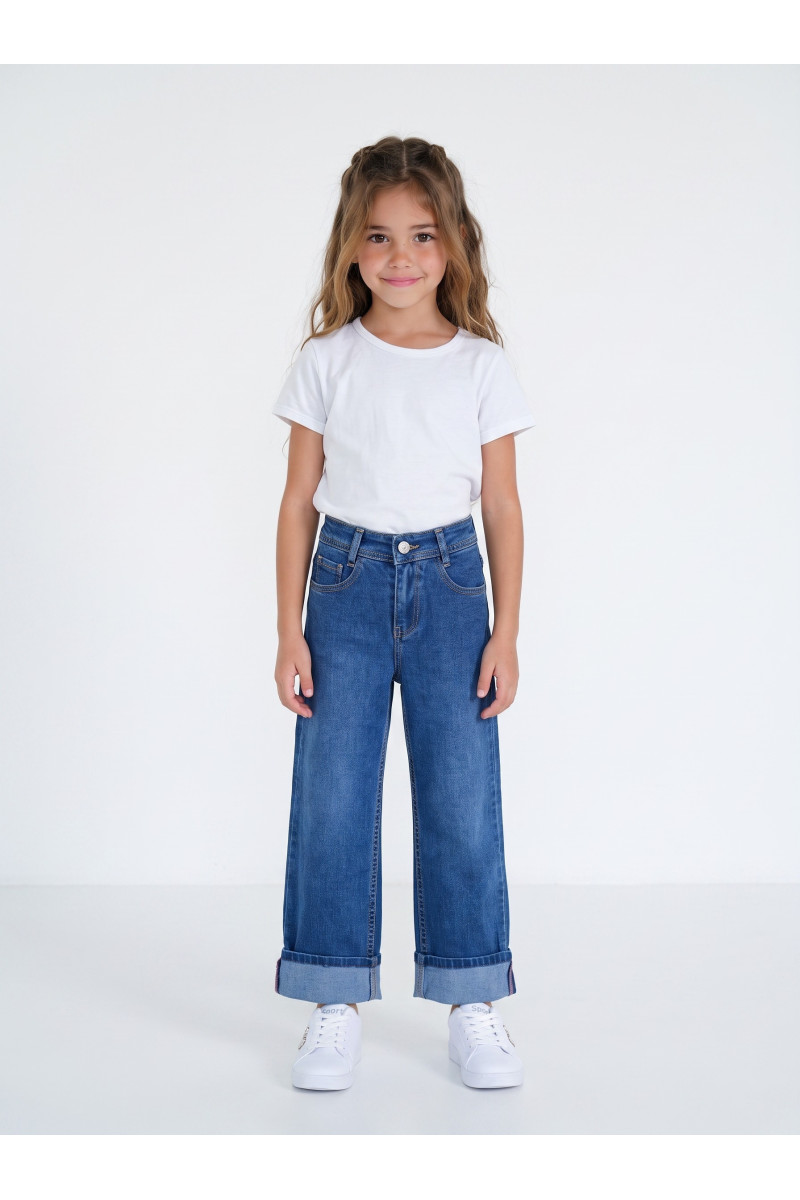 Jean Fillette Coupe Droite & Revers Ajustable | Tunisie