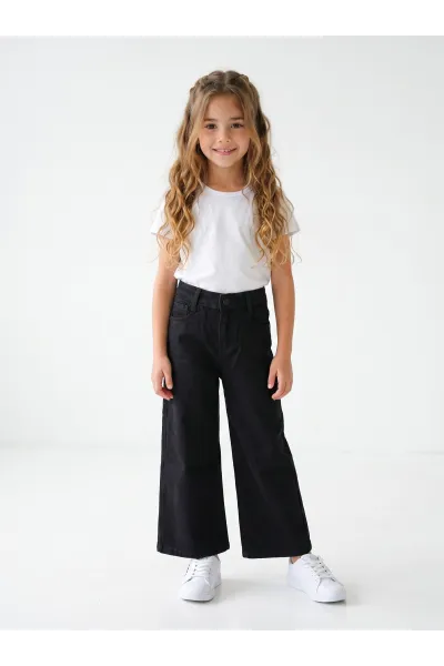 Jean Fillette Coupe Large Wide Leg & Taille Haute | Tunisie
