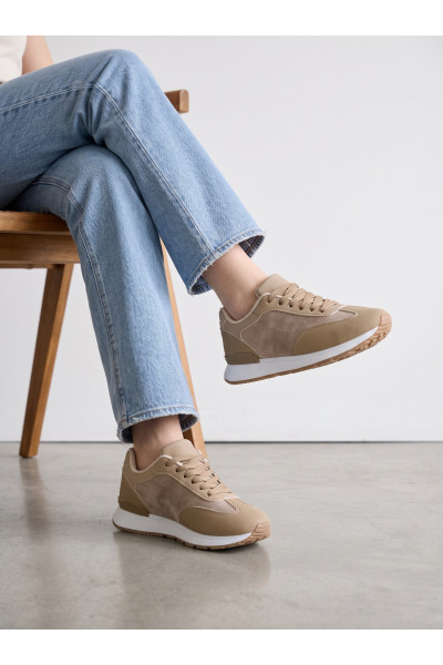 Espadrille Femme Finition Daim & Style Running Chic | Tunisie