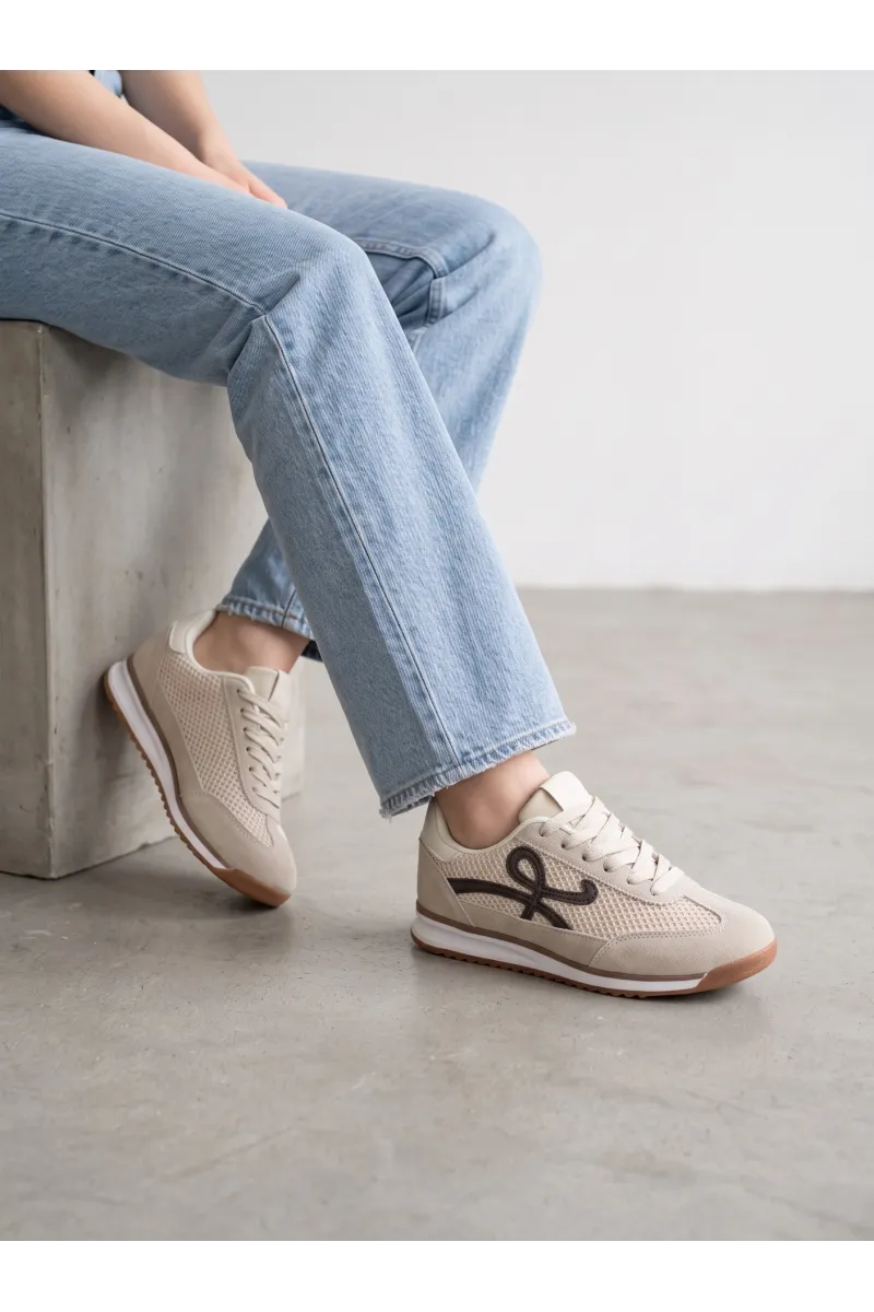 Espadrille Femme Style Runner Rétro & Motif Graphique | Tunisie