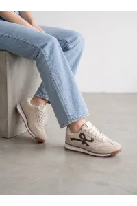 Espadrille Femme Style Runner Rétro & Motif Graphique | Tunisie