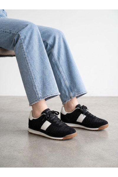 Espadrille Femme Style Rétro Bimatière & Toile Tissée | Tunisie