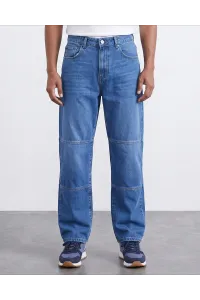 Jean Homme Coupe Droite à Découpes Workwear & 5 Poches | Tunisie