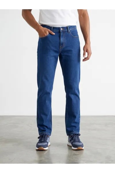 Jean Homme Coupe Droite Regular Fit Classique 5 Poches | Tunisie