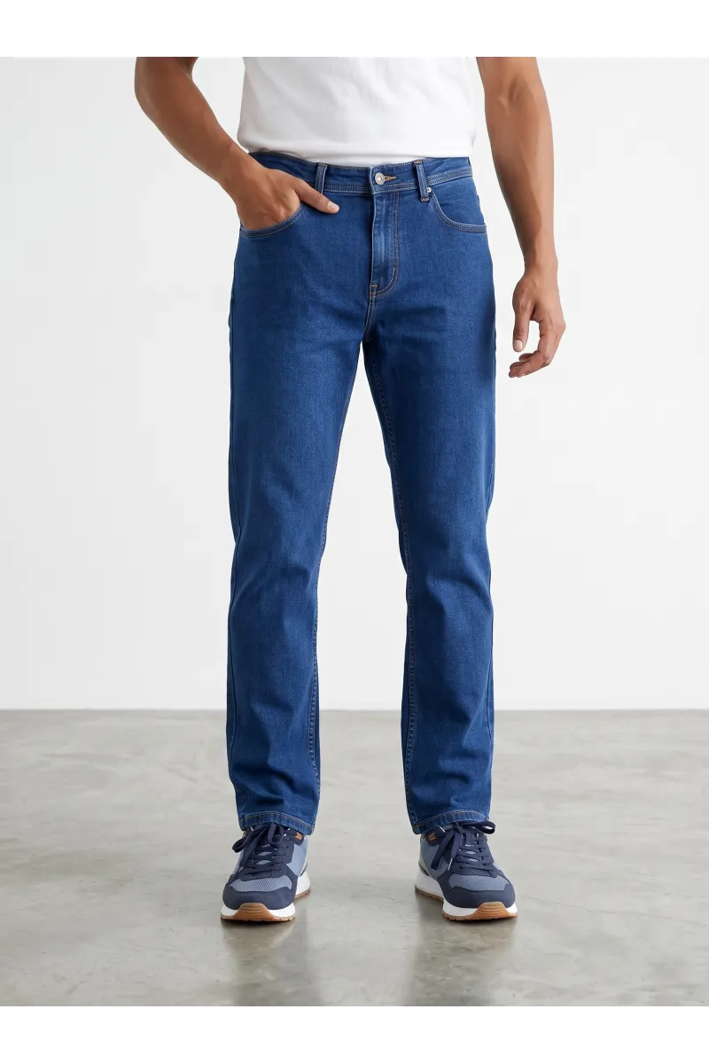 Jean Homme Coupe Droite Regular Fit Classique 5 Poches | Tunisie