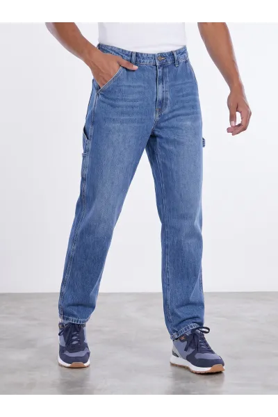 Jean Homme Coupe Droite Style Carpenter & Workwear | Tunisie