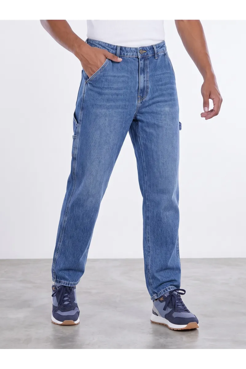 Jean Homme Coupe Droite Style Carpenter & Workwear | Tunisie