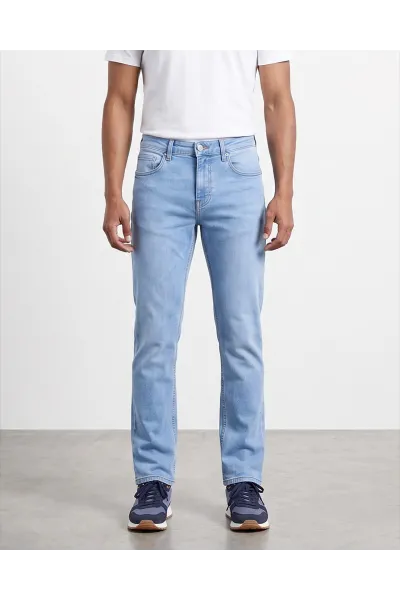 Jean Homme Coupe Slim Fit Modern & 5 Poches Stretch | Tunisie