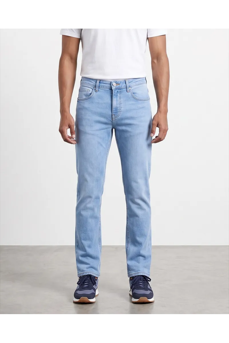 Jean Homme Coupe Slim Fit Modern & 5 Poches Stretch | Tunisie