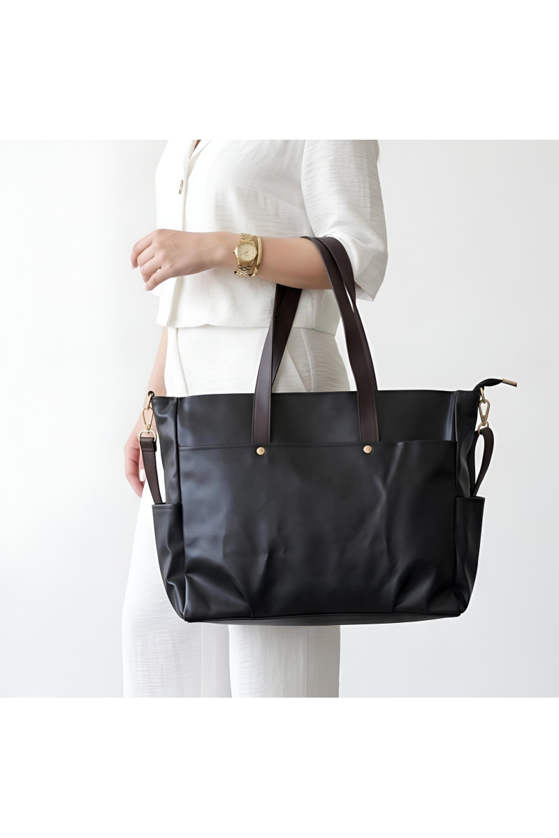 Sac Cabas Grand Format Élégant avec Bandoulière | Tunisie