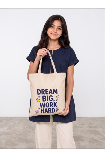 Tote Bag Motivant en Coton | Mode Tunisie