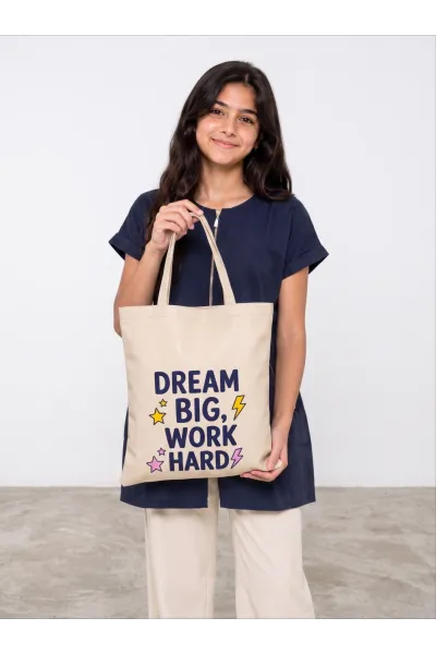Tote Bag Motivant en Coton | Mode Tunisie