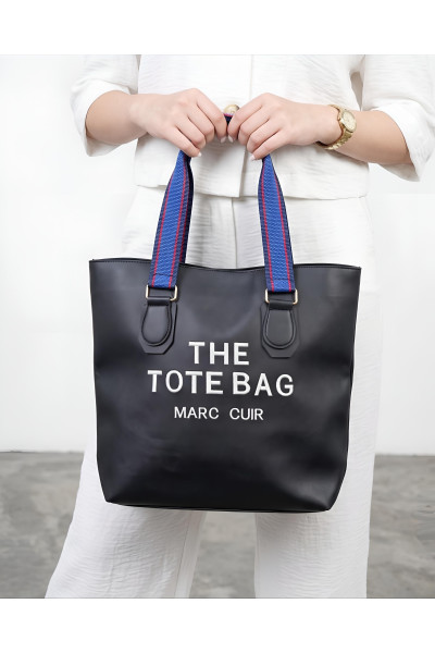 Tote Bag Élégant Effet Cuir "Marc Cuir" Zippé | Tunisie