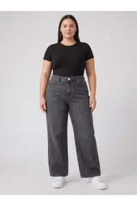 Jean Large Grande Taille Femme | Coupe Wide Leg & Taille Haute Tunisie