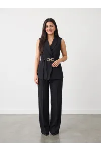 Ensemble Tailleur Femme Sans Manches & Pantalon Large | Chic & Élégant Tunisie