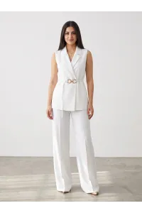 Ensemble Tailleur Femme Sans Manches & Pantalon Large | Chic & Élégant Tunisie