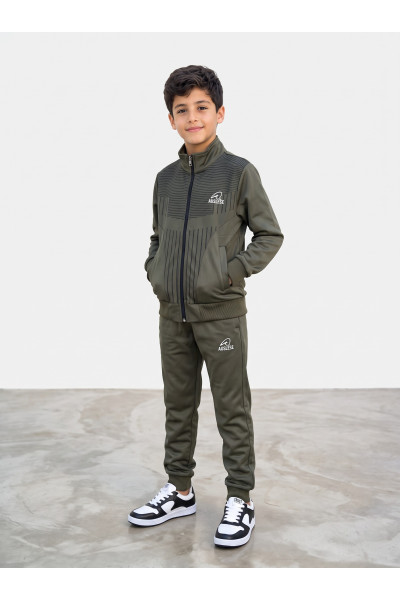 Ensemble Survêtement Enfant Col Montant | Veste Zippée & Jogging Tunisie