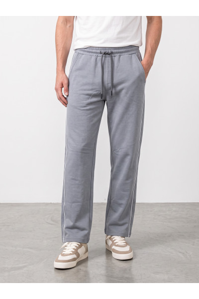 Pantalon Jogging Homme à Liseré Latéral | Coupe Droite & Confort Tunisie