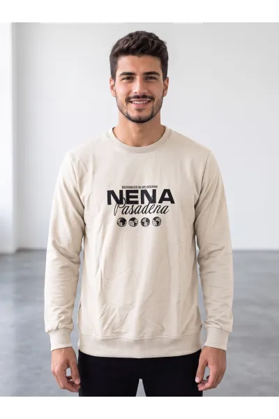 Pull Homme Col Rond "NENA Pasadena" | Style Streetwear & Confort Tunisie