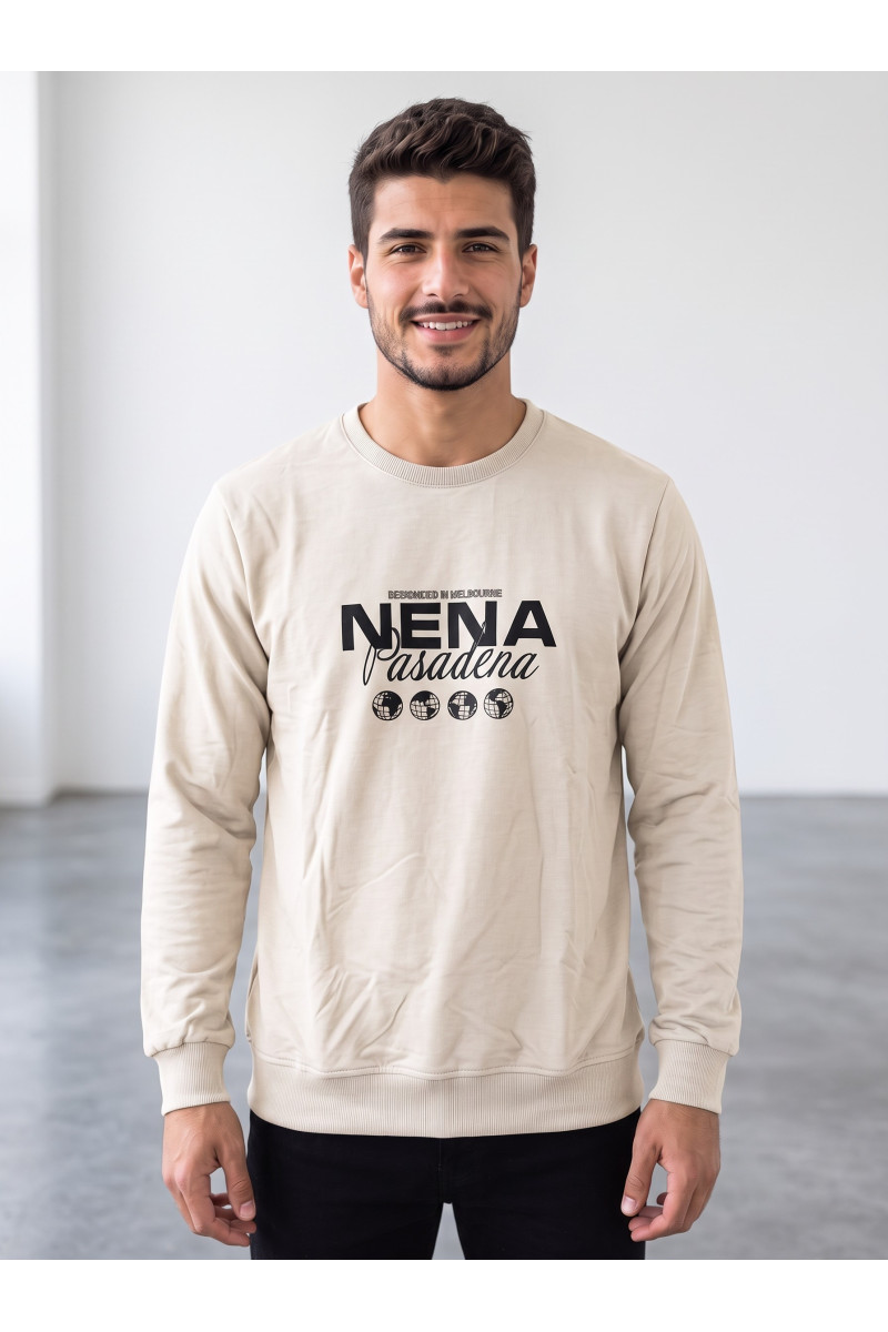 Pull Homme Col Rond "NENA Pasadena" | Style Streetwear & Confort Tunisie
