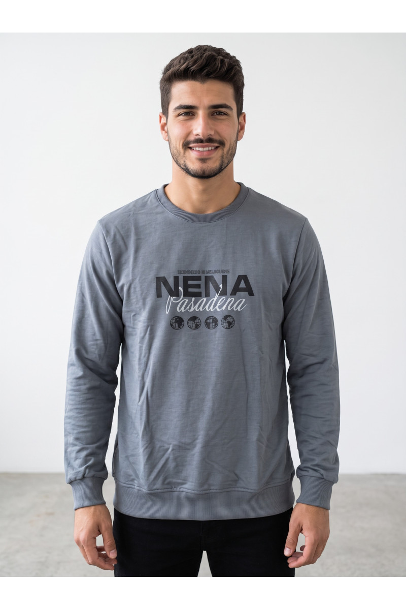 Pull Homme Col Rond "NENA Pasadena" | Style Streetwear & Confort Tunisie