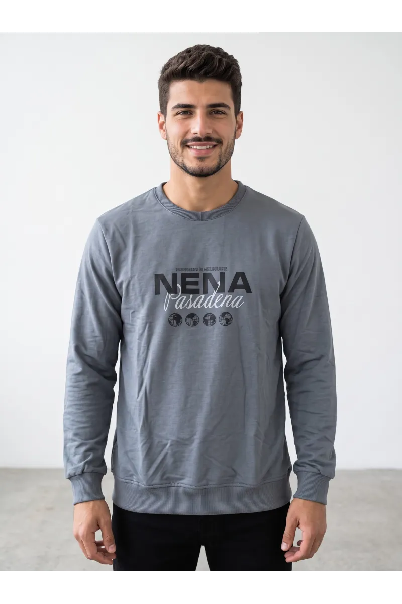 Pull Homme Col Rond "NENA Pasadena" | Style Streetwear & Confort Tunisie