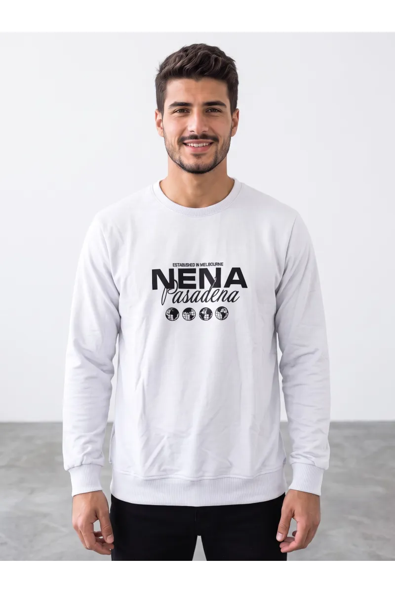 Pull Homme Col Rond "NENA Pasadena" | Style Streetwear & Confort Tunisie