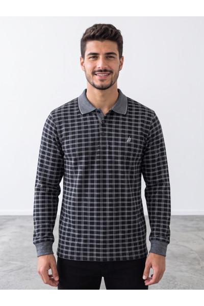Pull Homme Col Chemise à Carreaux | Style Casual Chic Tunisie